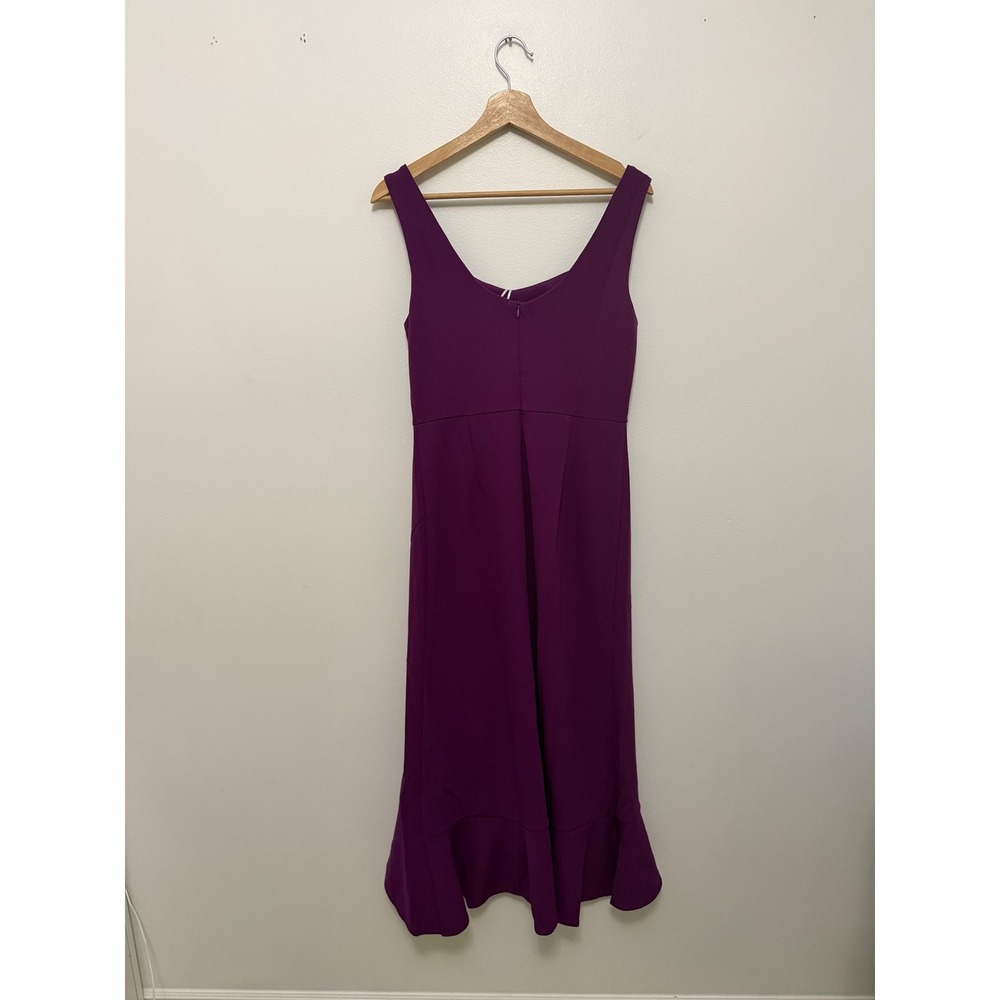 NWT Women's Purple Ruffle Dress – Layered Hem – Size Medium - Picture 6 of 6